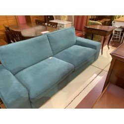 Sofa 3/p tap chenilla verde agua
