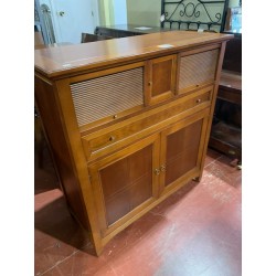 Comoda aparador madera de cerezo con persiana