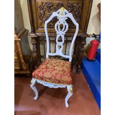 4 sillas años 30 restauradas y decoradas