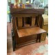 Mueble secreter con columnas madera de caoba