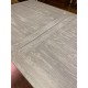 Mesa comedor rectangular extensible  en madera color gris