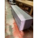Mueble tv 2/p abatibles y 2 cajones en color gris