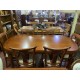 Mesa comedor cerezo ext + 6 sillas estilo clasico