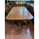 Mesa comedor clasica lupa de nogal + 4 sillas y 2 sillones
