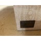Mesa centro marmol travertino rectangular con grecas