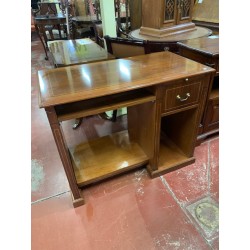 Mesa auxiliar despacho clasica nogal