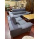 Sofa 3/p 2 relax electricos  + sofa 2 /p tap chenilla gris