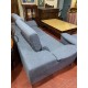 Sofa 3/p 2 relax electricos  + sofa 2 /p tap chenilla gris