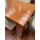 Mesa comedor cerezo ext con 6 sillas respaldo tapizado
