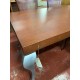 Mesa comedor madera de cerezo patas en plata extensible