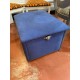 Puff zapatero tap alcantara azul