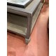 Mesa centro industrial tapa madera color gris
