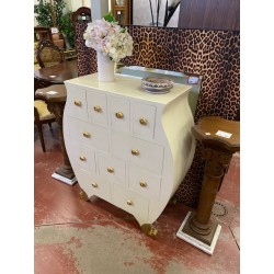 Comoda Maison du monde blanco roto y dorado 11/c