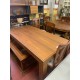 Mesa comedor rectangular nogal chapa natural