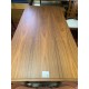 Mesa comedor rectangular nogal chapa natural