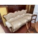 Sofa tipo luis xv tapizado tela  damasco