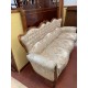 Sofa tipo luis xv tapizado tela  damasco