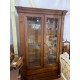 Vitrina rustica 2/p 2/c madera maciza