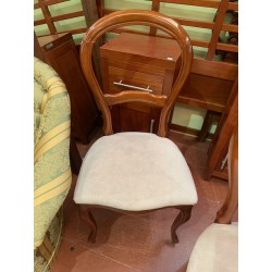 4 sillas peineta tap beige