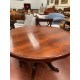 Mesa comedor estilo ingles madera caoba redonda ext