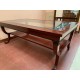 Mesa centro clasica tapa cristal