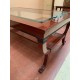 Mesa centro clasica tapa cristal