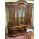 Vitrina clasica nogal con marqueteria