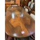 Mesa comedor clasica nogal con marqueteria + 6 sillones