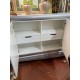 Modular moderno lacado en blanco y plata