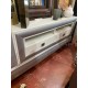 Modular moderno lacado en blanco y plata