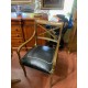 Mesa juego redonda clasica + 4 sillones