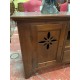 Mueble tv bajo madera maciza color cerezo