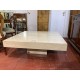 Mesa centro marmol travertino cuadrada