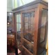Vitrina colonial 2/p correderas madera maciza