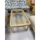 Conjunto terraza aluminio trenzado