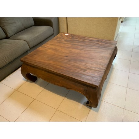 Mesa centro balinesa tapa madera