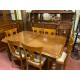 Mesa comedor victoriana cerezo ext + 6 sillas