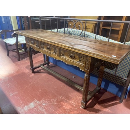 Mesa libro madera nogal 3/c
