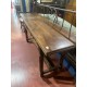 Mesa libro madera nogal 3/c