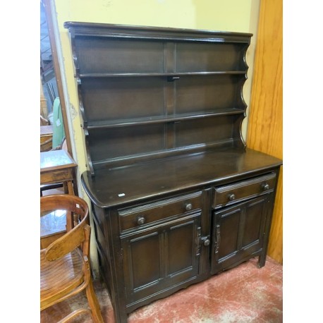 Mueble provenzal ingles 2/p 2/c con estanteria