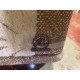 Sofa 3/p pata torneada tap chenilla beige con hojas