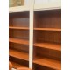 Estanteria libreria en blanco y cerezo 4/p