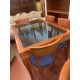 Mesa comedor haya y cristal ext + 6 sillas