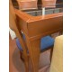 Mesa comedor haya y cristal ext + 6 sillas