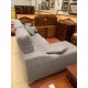 Sofa con chaislonge pata acer tap chenilla gris