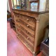 Comoda antigua victoriana palma de caoba 6/c