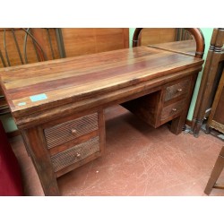 Mesa despacho colonial madera de palisandro