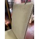 6 sillas asiento y respaldo tapizado beige con tachuelas
