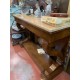 Consola inglesa madera de caoba tapa marmol