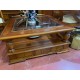 Mesa de centro cerezo 6/c tapa cristal